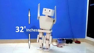 Robo dances for Jingunamani song from jilla using servo motors [upl. by Daugherty]