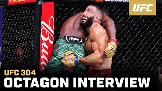 Belal Muhammad Octagon Interview  UFC 304 [upl. by Connett]