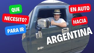 REQUISITOS para viajar en AUTO de CHILE hacia ARGENTINA [upl. by Ainerol68]