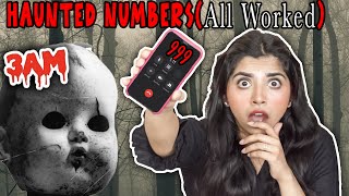 Calling HAUNTED Numbers You Should Never Call at 3 AM Challenge ALL OF THEM WORKED🤯 [upl. by Belvia]