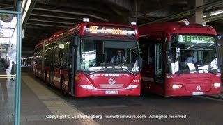 Stockholm buses in 2013 part 3 Slussen [upl. by Elfreda]