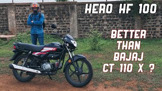 Hero HF 100 Review  Most Affordable Hero Motorcycle [upl. by Balas]