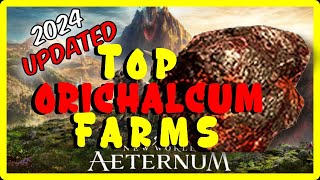 Where to farm orichalcum ore fast in New World Aeternum [upl. by Edak]