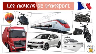 Apprendre Les Moyens De Transport En Français  Les Noms Des Véhicules Et Bruits Pour Les Enfants [upl. by Aihsenet]