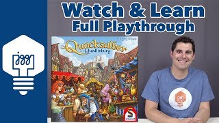 Watch amp Learn Die Quacksalber von Quedlinburg  Full Playthrough [upl. by Trici]