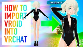 VRoid to VRChat EASY BEGINNER GUIDE Tutorial [upl. by Claudina]