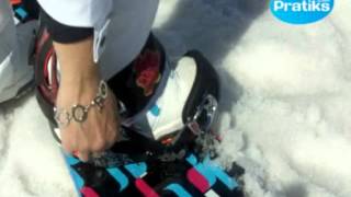 Comment mettre ses fixations en snowboard [upl. by Nylloh]