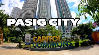 PASIG CITY CAPITOL COMMONS  CAPITOL COMMONS  WALKING TOUR  LAKAD PINOY PH  4k [upl. by Sotnas]