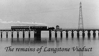 Walking out to the remains of Langstone Viaduct Hayling Island Brach Line [upl. by Hagi405]