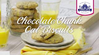 Chocolate Chunk Oat Biscuits I Chelsea Sugar [upl. by Xylina963]