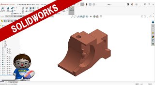 SOLIDWORKSCSWA試験サンプル問題（質問1）をやってみた [upl. by Wsan146]