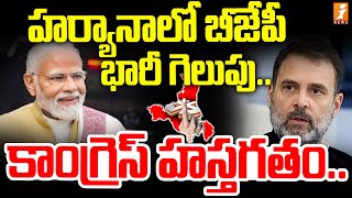 హర్యానా లో బీజేపీ భారీ గెలుపు కాంగ్రెస్ హస్తగతం  Haryana Elections 2024  Congress Vs BJP [upl. by Louth938]