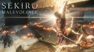 Sekiro Malevolent Genichiro NO Hit Charmless  Demon Bell [upl. by Arais276]