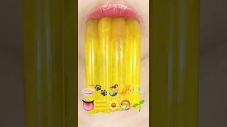 ASMR YELLOW EMOJI FOOD 노란색 이모지 먹방 sped up [upl. by Cardon]