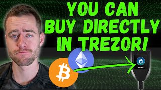 How To Buy And Sell Crypto DIRECTLY In The Trezor Wallet App No Transfers Required Invity Review [upl. by Airlia867]