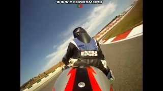 APRILIA RS 250  Rear POV Trackday [upl. by Tipton168]