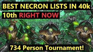 The BEST 2 NECRON Lists in Warhammer 40k 10th right now [upl. by Cavallaro324]