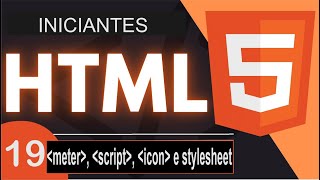 19  Como Usar as Tags meter script link icon e link relstylesheet [upl. by Leirraj]