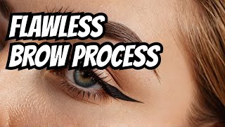 The Secret Process Behind Perfect Eyebrow Tattoos [upl. by Elletnwahs913]