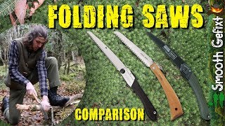 Best Folding Saw – Comparison Opinel No 18 vs Bahco Laplander vs Silky Gomboy 210  Bushcraft Saws [upl. by Suirtemed]