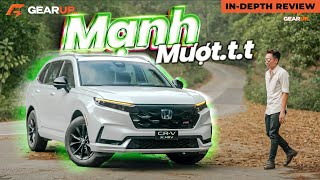 HONDA CRV 2024 HYBRID mạnh kiểu mượt mà và vẫn lái quá hay với khúc C  GearUp Indepth Review [upl. by Ellirpa]