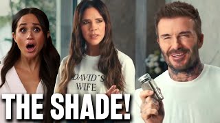 UNAIRED David amp Victoria Beckham Superbowl Commercial Outtakes SHADE Meghan Markle amp Prince Harry [upl. by Pelletier]