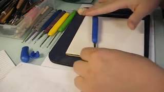 Making a polymer clay crochet hook handle [upl. by Aihsenek770]