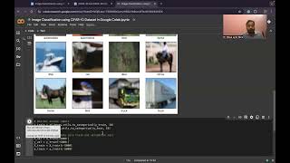 Image Classification using Convolutional Neural Network CNN in Google Colab  CIFAR10 Dataset [upl. by Nilknarf688]