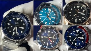 Seiko 5 Sport  Unboxing COMPILATION HD [upl. by Magdalen]