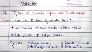 Types of variable in C language  LocalGlobal and Static variables in C programming  Learn Coding [upl. by Fidel]