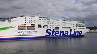 4K  Stena Scandinavica verlässt Kiel [upl. by Ulita593]