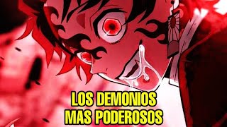 LOS DEMONIOS MAS PODEROSOS DE KIMETSU NO YAIBA Top 5 [upl. by Merla]