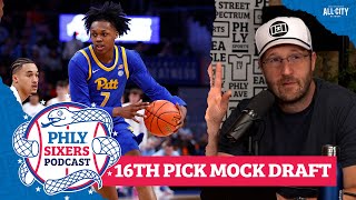 NBA mock draft for Sixers with 16th pick [upl. by Ilaire203]