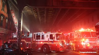 PositionDontPark at Brooklyn 2nd Alarm Fire [upl. by Kosaka129]