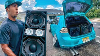 I INSTALLED THE LOUDEST SOUND SYSTEM IN MY STANCE CAR [upl. by Jer]