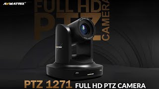 Avmatrix PTZ 1271 Full HD PTZ Camera Official Guide [upl. by Petta]