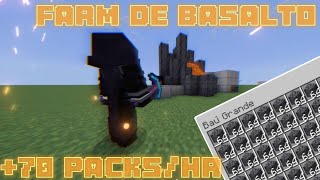 Tutorial Farm de basalto Minecraft Bedrock 121 [upl. by Troy467]