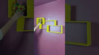 Beautiful Wall Shelf Craft using Cardboard short reel viral trending youtubeshort wallshelf [upl. by Casar]