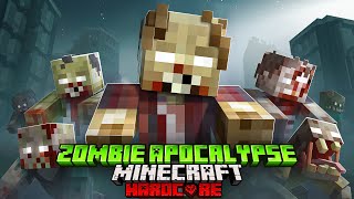 Surviving A Zombie Apocalypse in Hardcore Minecraft FULL MOVIE [upl. by Akira]