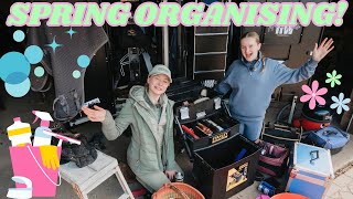 SPRING CLEAN ORGANISING MY TACK LOCKER AND GROOMING KIT [upl. by Ailecec]