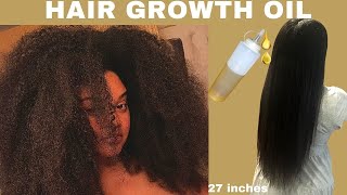 The Most Powerful Hair Growth Oil  Caution‼️It’s Super Potent [upl. by Leddy]