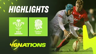 HIGHLIGHTS  Wales v England  Six Nations Under20 [upl. by Kamin]