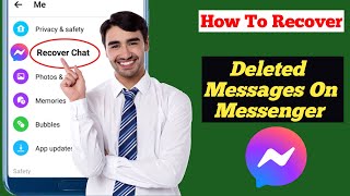 How to recover deleted messages on Messenger2024 [upl. by Ihtac]