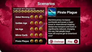 Plague Inc Pirate Plague Scenario Mega Brutal Neurax Worm [upl. by Eveline124]