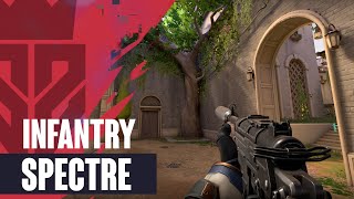 Infantry Spectre Skin Showcase  Valorant Infantry Skins [upl. by Netsyrc]