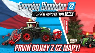 PRVNÍ DOJMY Z OFICIÁLNÍ ČESKÉ MAPY  Farming Simulator 22 HORSCH AgroVation Pack [upl. by Nancee]