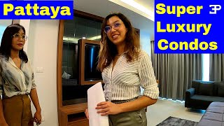 Pattaya Thailand super luxury newly built 2 and 3 bedroom condos with Kayla amp Vee [upl. by Glover532]