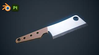 Stylized Cleaver  Blender Assets [upl. by Ermengarde]