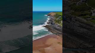 Croyde ariel drone shorts beach surf devon [upl. by Fishbein]