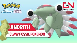 Where to Find quotANORITHquot Claw Fossil Pokemon Brilliant Diamond and Shining Pearl [upl. by Harald]